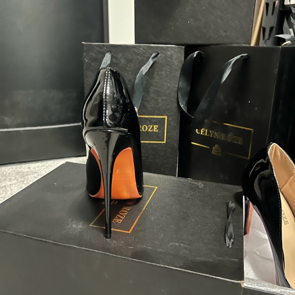 Black 120mm pumps - Picture 2 of 5